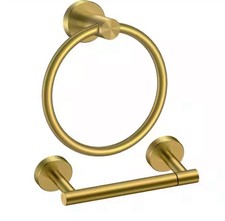 2-Piece Bath Hardware Set with Mounting Hardware in Matte Black