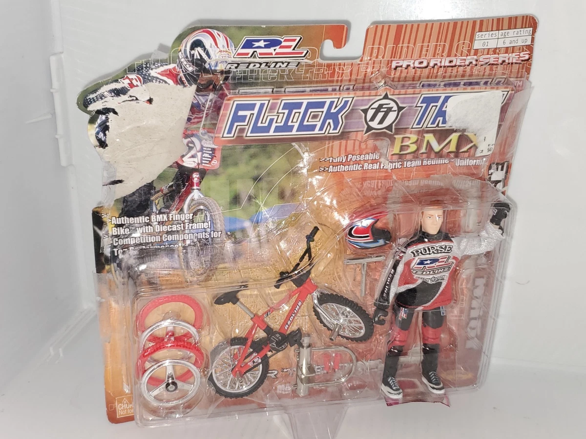 Flick Trix John Purse Redline Bikes BMX Figure Pro Rider Spin