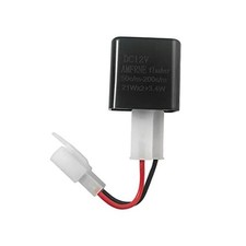 Adjustable 2-Pin Electronic LED Flasher Relay for Motorcycles Fix Turn Signal