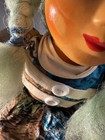 Vintage 1930-40 Composition Doll Mint Green Braids Patchwork Dress RARE 🔥 — photo 6