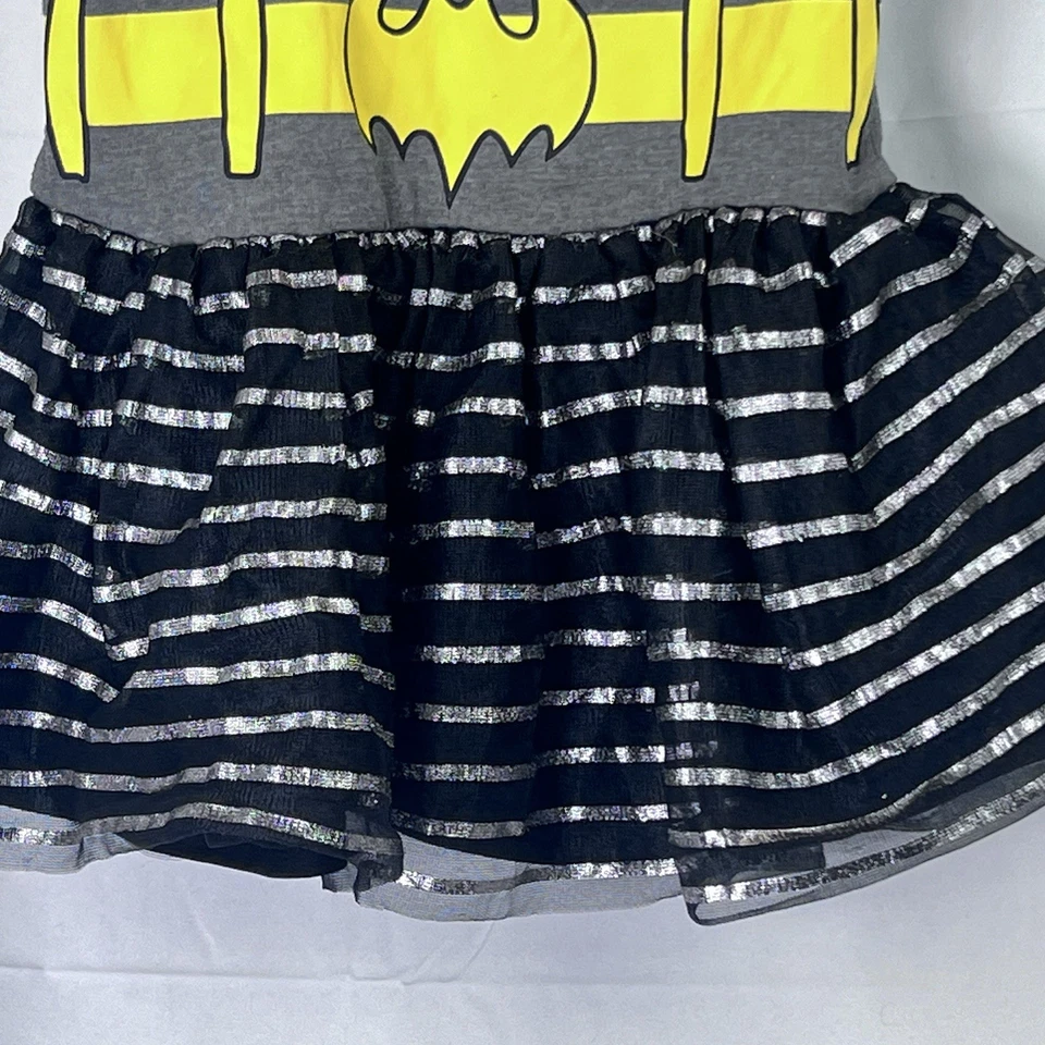 DC Comics супергерой Batgirl костюм платье размер 2T отсутствует плащ - Изображение 3 из 4