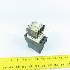 Telemecanique LC1-D25-BD 20HP 40A 600VAC IEC Contactor 24V DC Coil W/ Aux Block