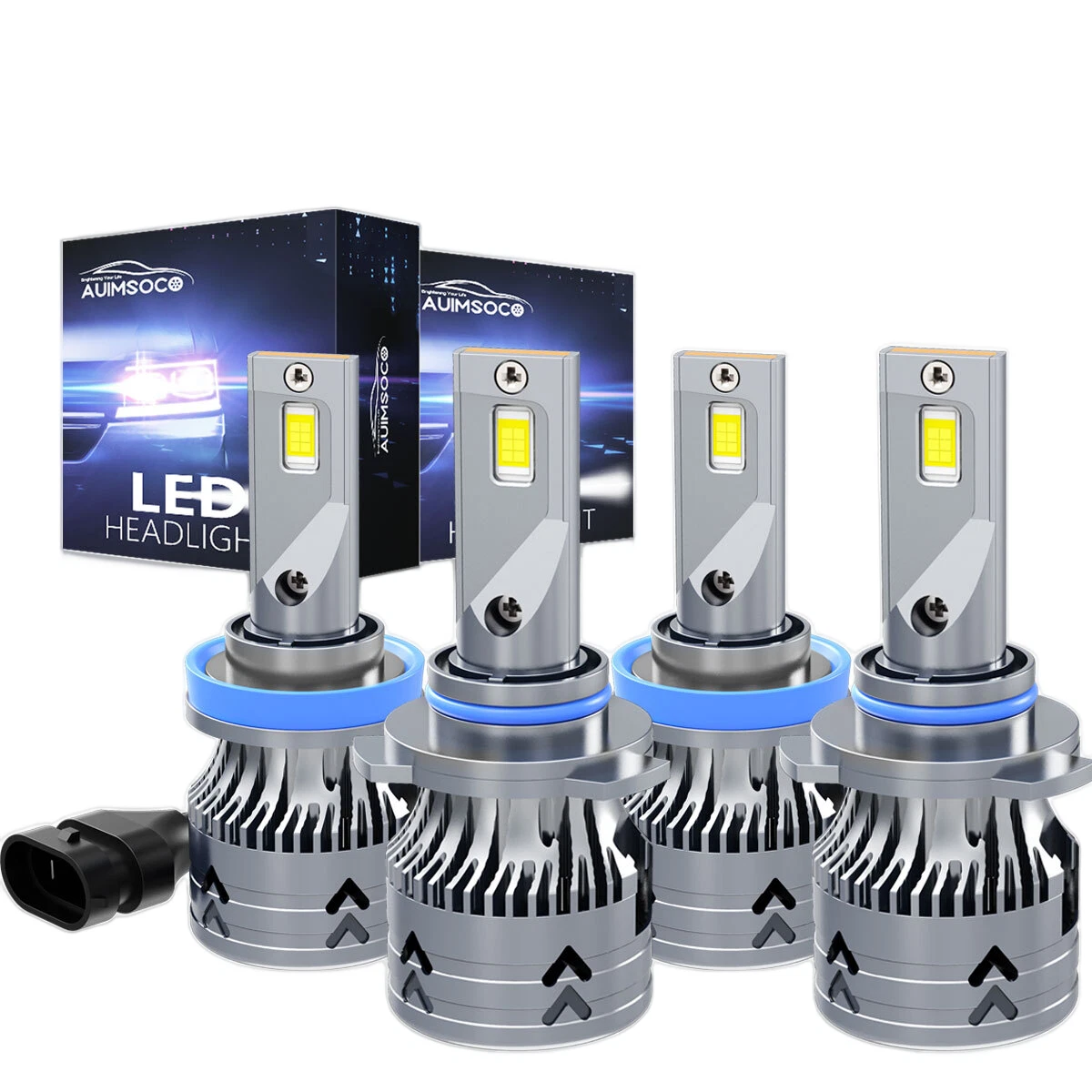For Toyota Sienna 2011-2020 LED Headlight 9005 H11 High Low Beam Light Bulbs