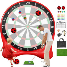 Inflatable Soccer Dart Board Giant Kick Darts Indoor Outdoor Lawn Yard Games ...