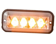 Buyers Products 8891104 Raised 5 Inch LED Strobe Light, 19 Flash Amber
