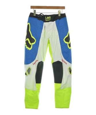 Supreme x Fox Racing Moto Pants Multicolor Blue Yellow SS18 Size M