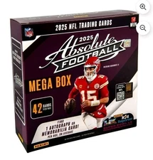 2025 Panini Absolute Football Factory Sealed Mega Box