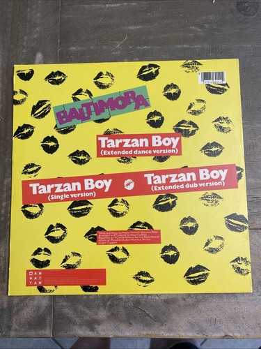 Baltimora Tarzan Boy 1985 US Original 12" Vinyl Record Excellent Play Single - Picture 2 of 10