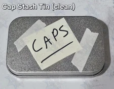 Fallout Bottle Cap Stash Tin CLEAN (empty) *Unofficial, Handmade*