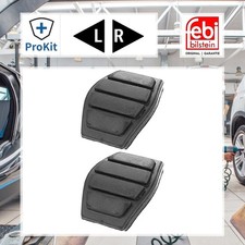 2x ORIGINAL® Febi Bilstein Pedalbelag, Bremspedal für Renault TWINGO I CLIO I