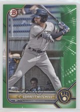 2022 Bowman Prospects Green Border 25/99 Garrett Mitchell #BP-132 6k2