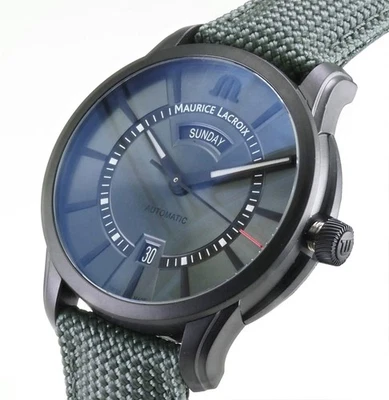 Maurice Lacroix  Herren Uhr Automatik Pontos PT6358-DLB04-630-5  Ø 41 mm  Neu - Bild 1 von 4