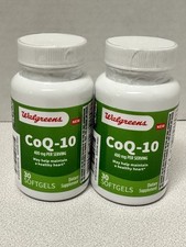  2x CoQ-10 400mg Heart Health Vitamin Supplement 30 each Soft Gels 12/2027