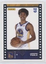2019-20 Panini Sticker & Card Collection Jordan Poole #98 Rookie RC 02l5. rookie card picture