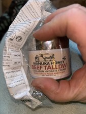 Crema cara/piel bálsamo de sebo y miel de manuka batida - nuevo y sellado