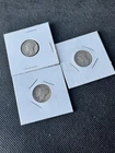 1938 1940 1941 Set of three (3) U.S. Mint Silver Mercury Dimes circulated
