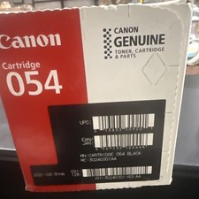 Canon Genuine 054 Black Toner Cartridge LBP620C Series SEALED Brand New