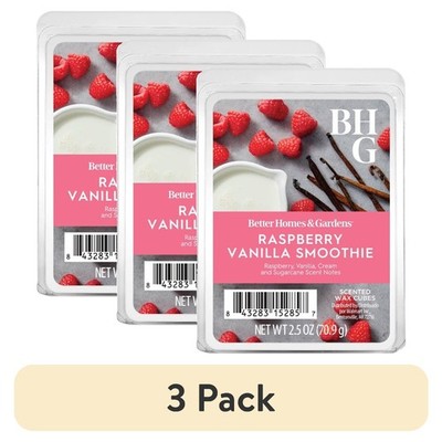 Raspberry Vanilla Smoothie Scented Wax Melts 3 Pack 2.5 oz Each