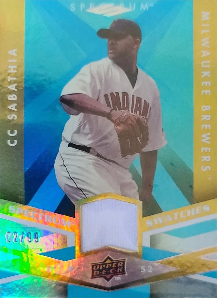 C.C. Sabathia incluye 09 muestras de espectro de cubierta superior 2/99 Foto 2 de 4