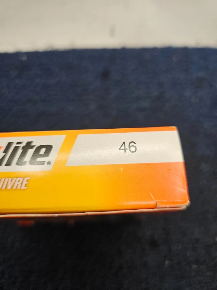 (CANTIDAD 8) Bujía Autolite 46 de cobre para Lincoln Continental 1956-1957 Foto 3 de 4