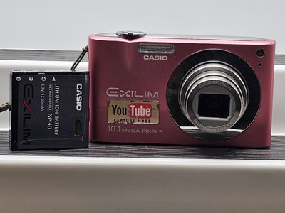 CASIO Digital Camera EXILIM ZOOM EX-Z100 PK 10.1MP Optical 4x Wide 28mm Pink