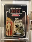 1984 Vintage Star Wars Stormtrooper Action Figure Unpunched!!  AFA Graded 75+!!