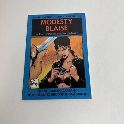 Modesty Blaise #3 First American Edition Series O Donnell Holdaway 80s Bad Suki