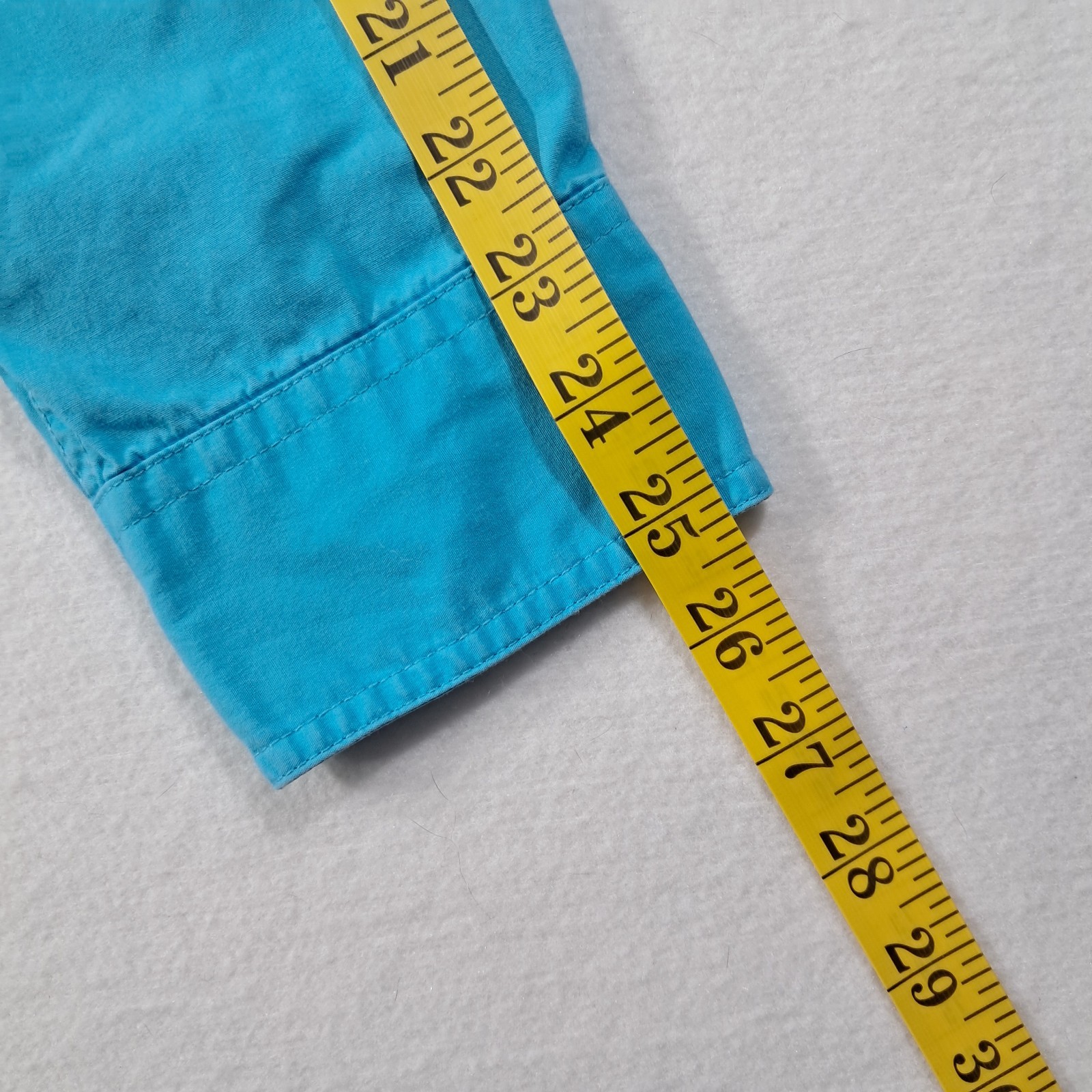 Chaps Button Down Light Blue Long Sleeve Dress Sh… - image 7