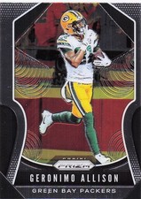 2019 PANINI PRIZM FOOTBALL GERONIMO ALLISON #116 GREEN BAY PACKERS WIDE RECEIVER
