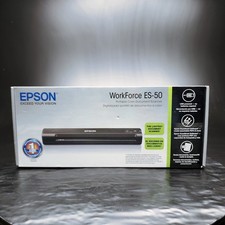 Epson WorkForce ES-50 Portable Color Document Scanner USB Receipt ID Black ✅