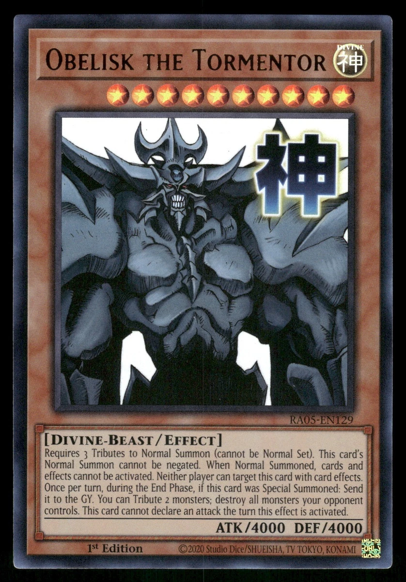Obelisk The Tormentor Yu-Gi-Oh! TCG Ultra Rare Individual