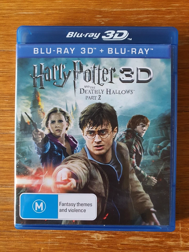 Harry Potter And The Deathly Hallows Part 2 3D Blu-ray + Blu-ray - Free AUS Post - Image 2 of 4