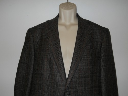 Hart Schaffner Marx New Mens Wool Blazer 40 Long Brown NWT - Picture 2 of 6