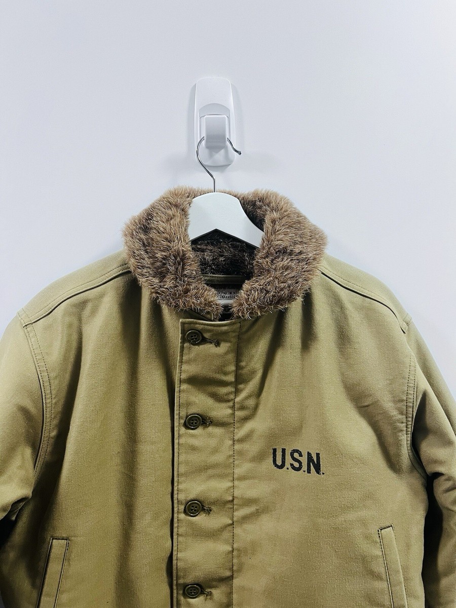 HOUSTON N-1 DECK JACKET 38 Medium Made in Japan similar Buzz HOUSTON N-1 DECK JACKET 38 Medium Made in Japan similar Buzz