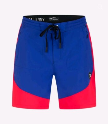 MENS SIZE 34 HURLEY COAST GUARD KAI LENNY PHANTOM BOARDSHORTS NWT