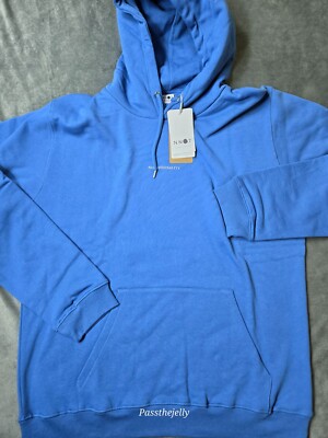 NWT NN07 No Nationality Hoodie Mens Extra Large Barrow 3385 Pullover Blue David