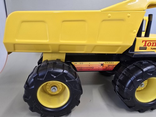 RARE - 1991 Tonka Turbo-Diesel Metal Dump Truck w/ Large Tires - Crossover Year - Picture 3 of 14