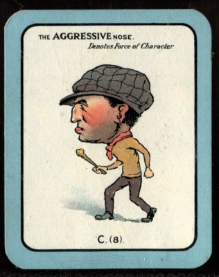 Tabakkarte, Carreras, DAS NASENSPIEL, groß, 1927, C8