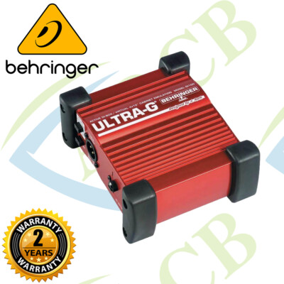 Behringer Ultra-G GI100 Professional Active DI Box mit Gitarrenverstärker Emulation