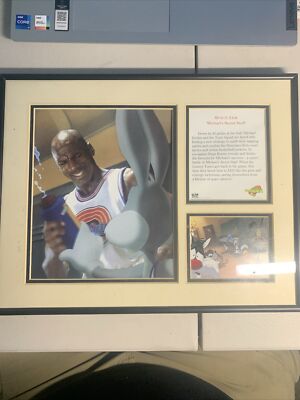 1996 Osp Space Jam Michael Jordan s Secret Stuff Framed