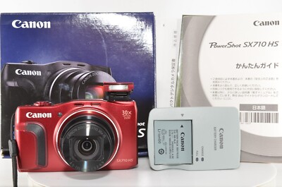 Canon PowerShot SX710 HS Compact Digital Camera Red English  