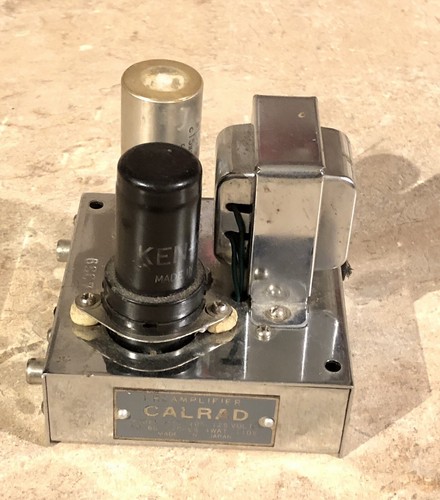 Vintage Preamplifier Tube Phono Tape Preamp Calrad Lafayette AS IS