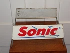 Vintage Sonic Metal Tire Display