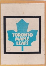 1977-78 O PEE CHEE HOCKEY TORONTO MAPLE LEAFS TEAM LOGO #337 VG/VGEX *A9599