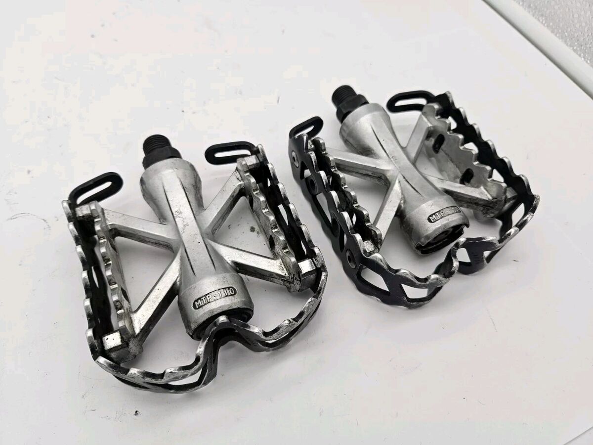 SR Sakae MTP-110 Pedals Old School BMX Double Cage 9/16 in SR Sakae MTP-110 Pedals Old School BMX Double Cage 9/16 in