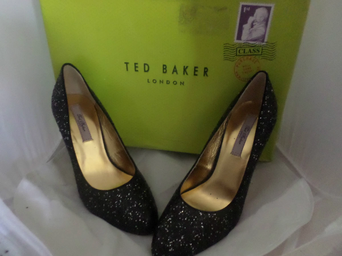 Dark silver sales glitter heels