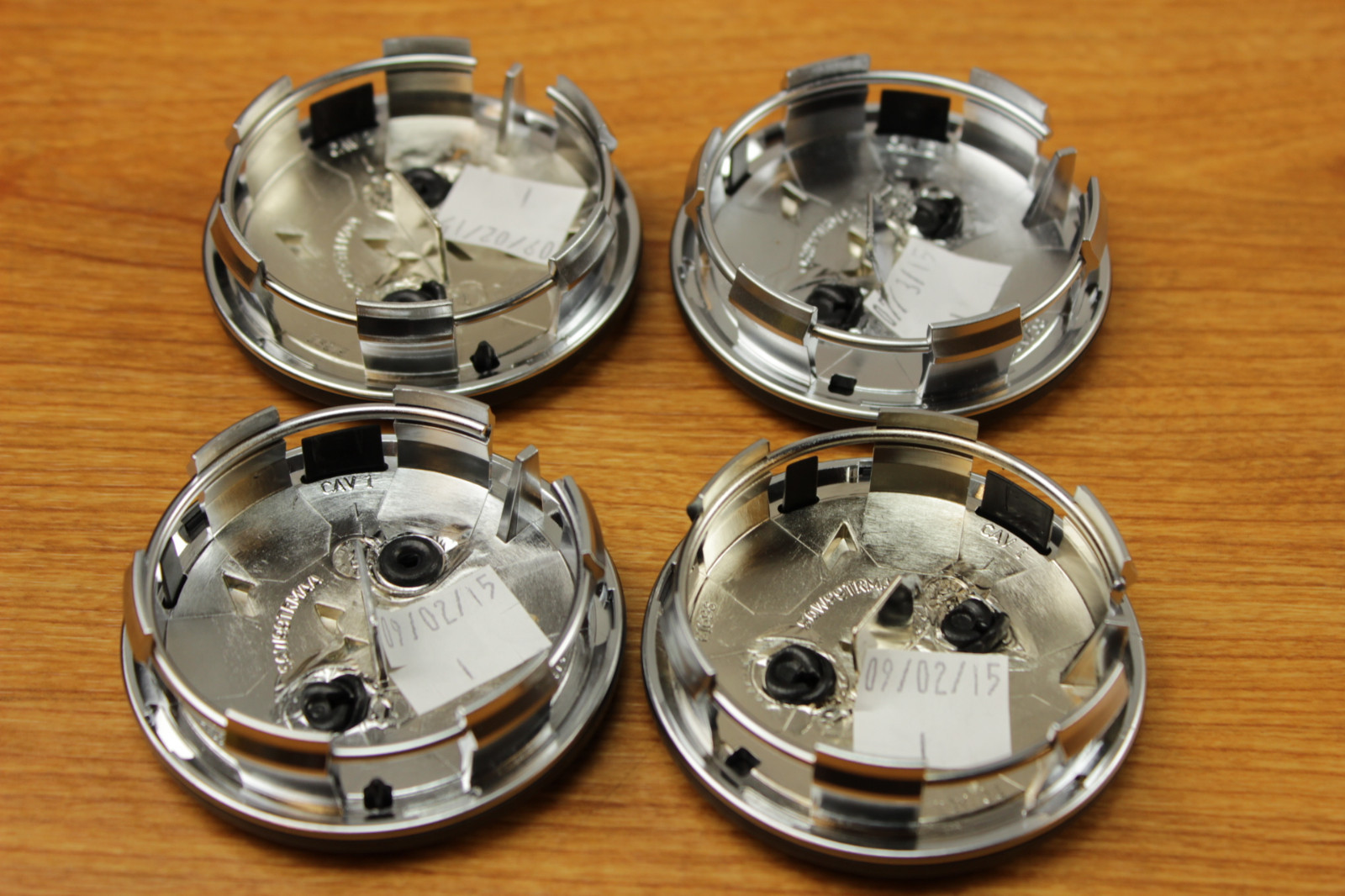 20152023 Chrysler Dodge Jeep Black SRT Wheel Center Caps Set of 4 OEM