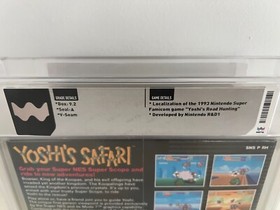 Yoshi's Safari (SNES, Super NES) WATA 9.2 A Graded New Sealed CGC VGA 1st Print!