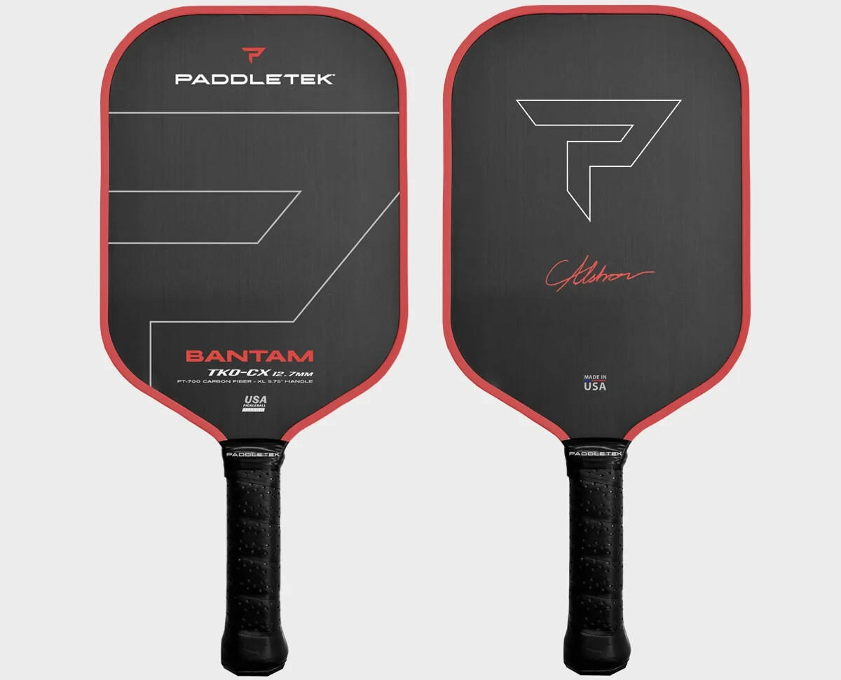 Paddletek Bantam TKO-CX 12.7 mm Pickleball Paddle Carbon Christian