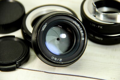 Jupiter-8 50mm f/2 M39 LTM Lens – Soviet Vintage Sonnar Copy